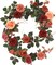 5FT Terracotta Artificial Flower Garland – Burnt Orange Rose Vine for Fall Décor, Wedding Ceremony Arch, Party Backdrop, Mantel, and Table Centerpiece Decorations